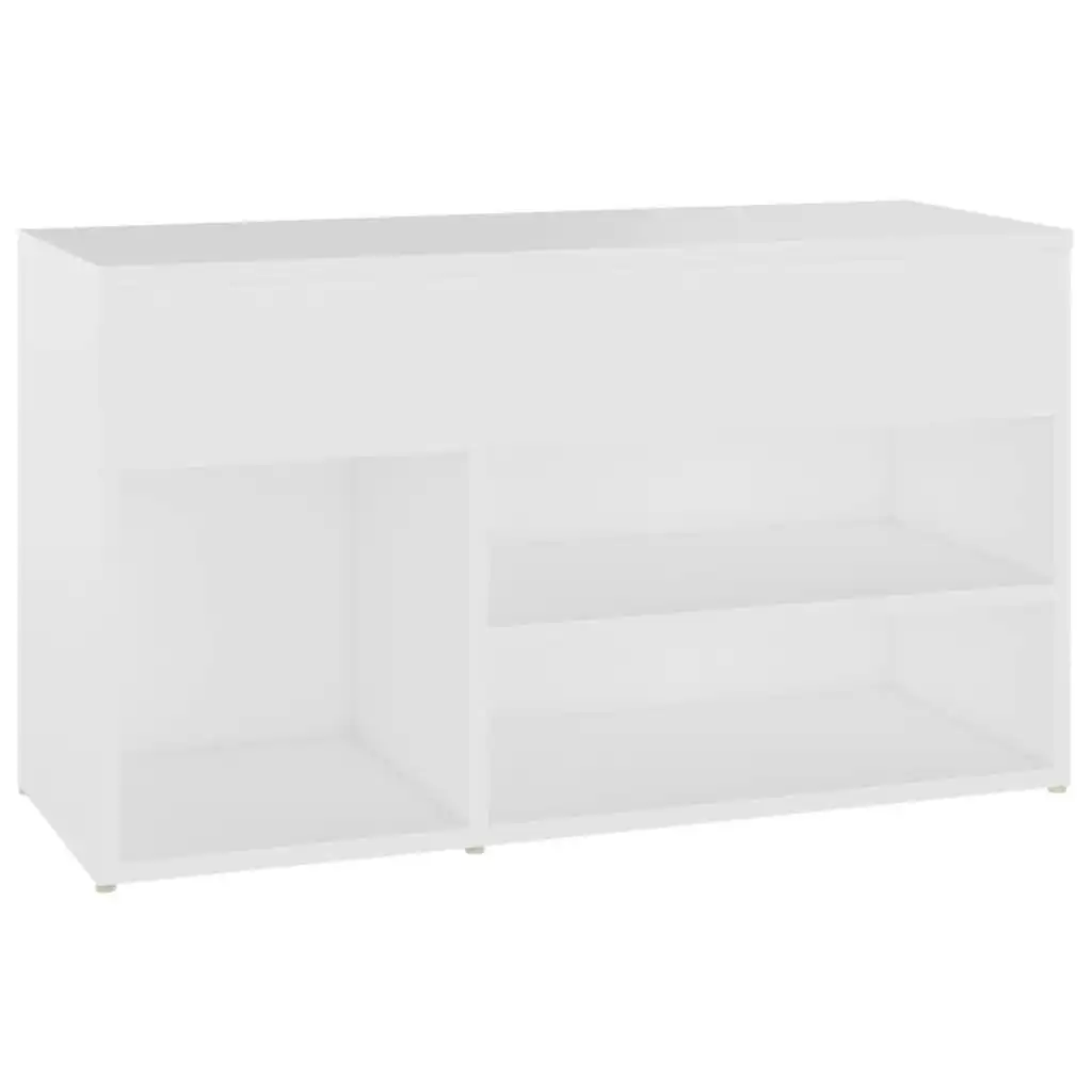 Shoe Bench White 80x30x45 cm Engineered Wood 808747