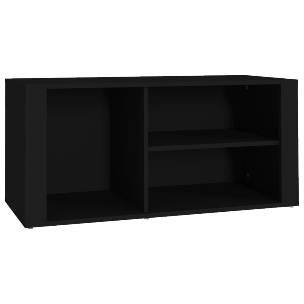 Shoe Cabinet Black 100x35x45 cm Engineered Wood 816921