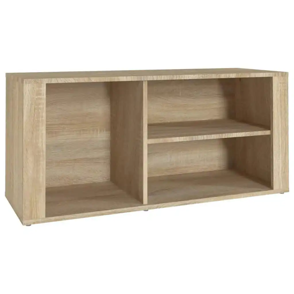 Shoe Cabinet Sonoma Oak 100x35x45 cm Engineered Wood 816923