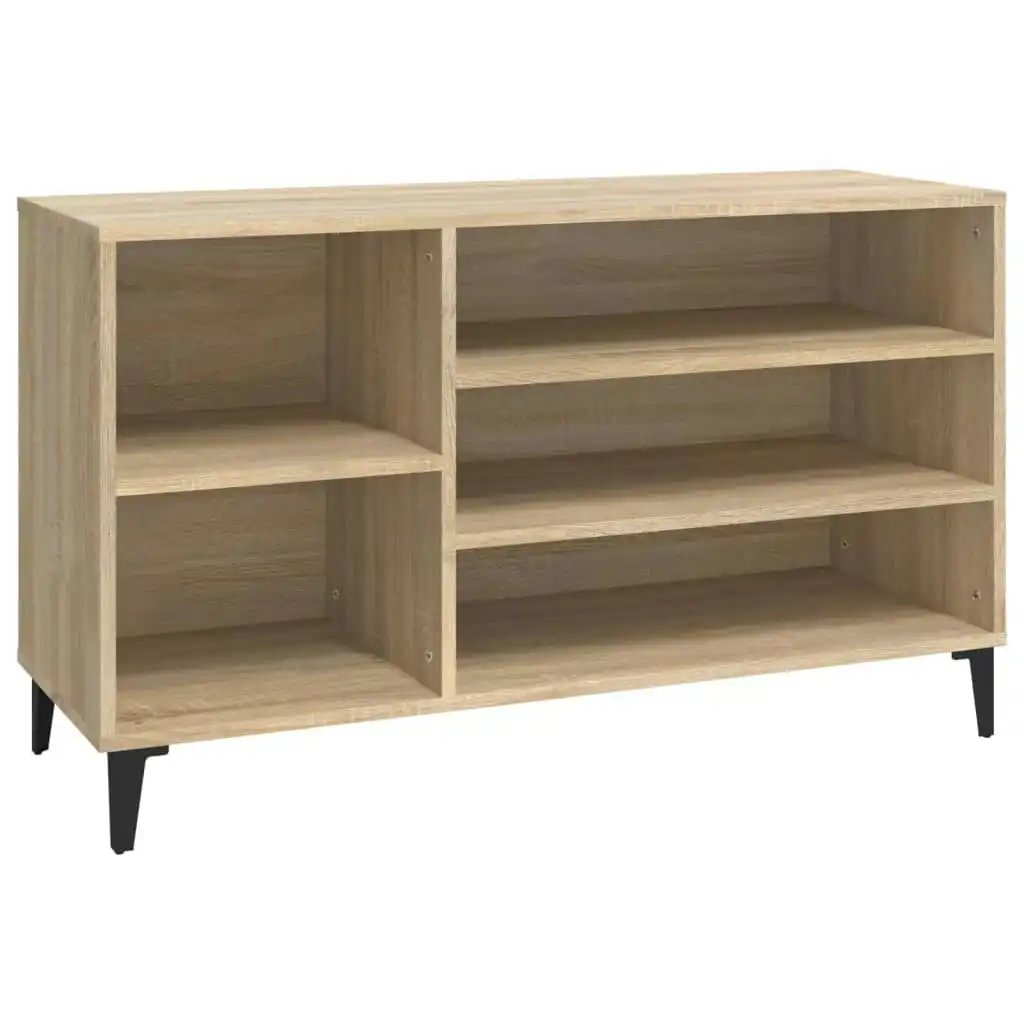 Shoe Cabinet Sonoma Oak 102x36x60 cm Engineered Wood 819751