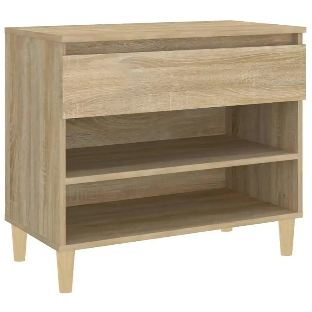 Shoe Cabinet Sonoma Oak 70x36x60 cm Engineered Wood 819759