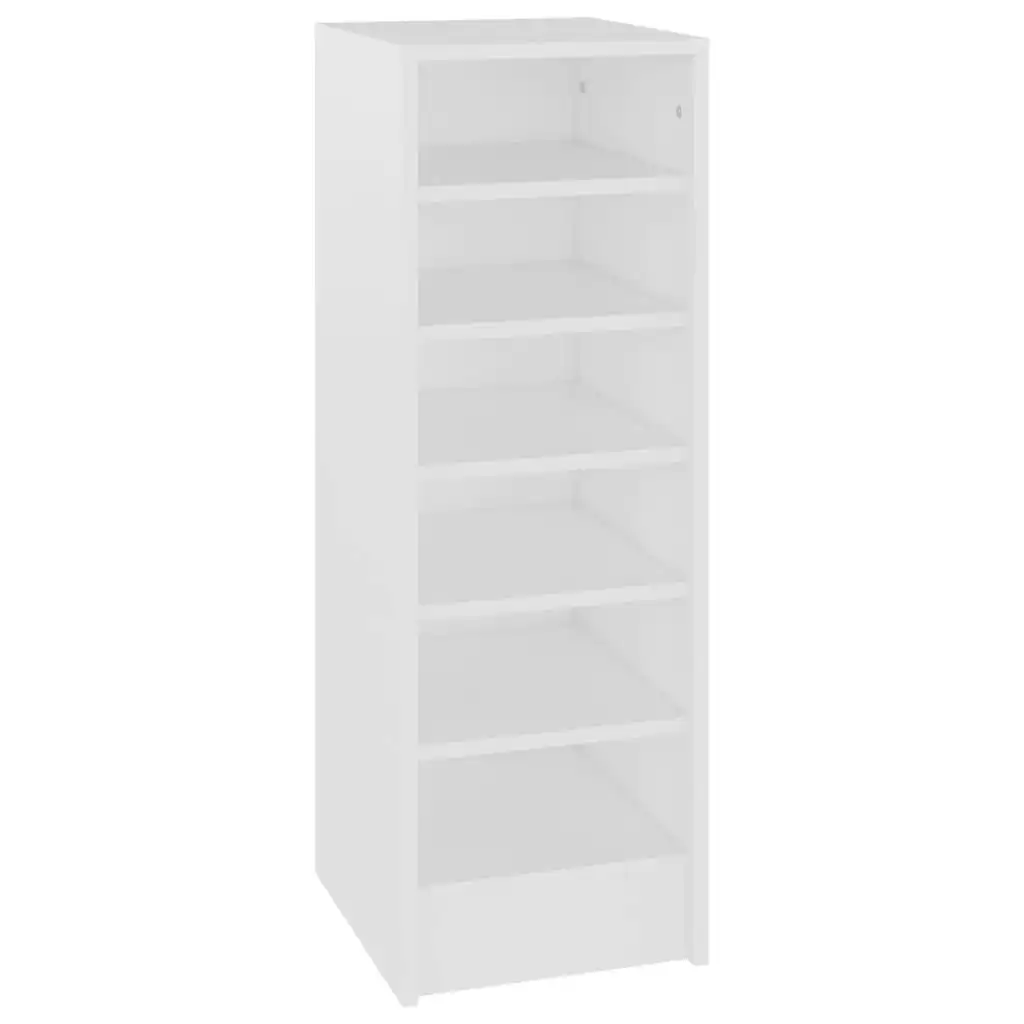 Shoe Cabinet White 31.5x35x90 cm Engineered Wood 808999