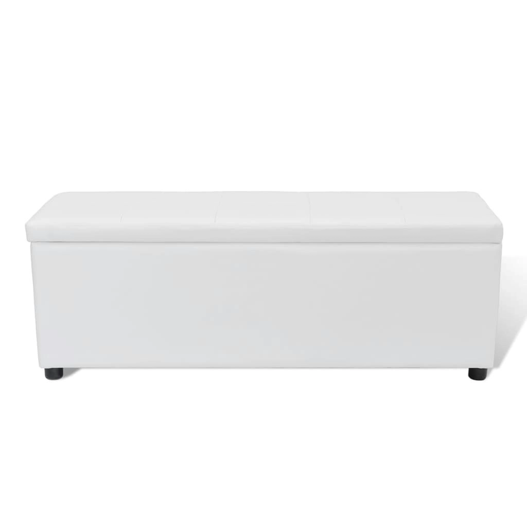 Storage Bench White Medium Size 240485