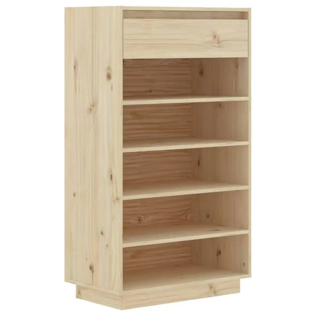 Shoe Cabinet 60x34x105 cm Solid Wood Pine 813550