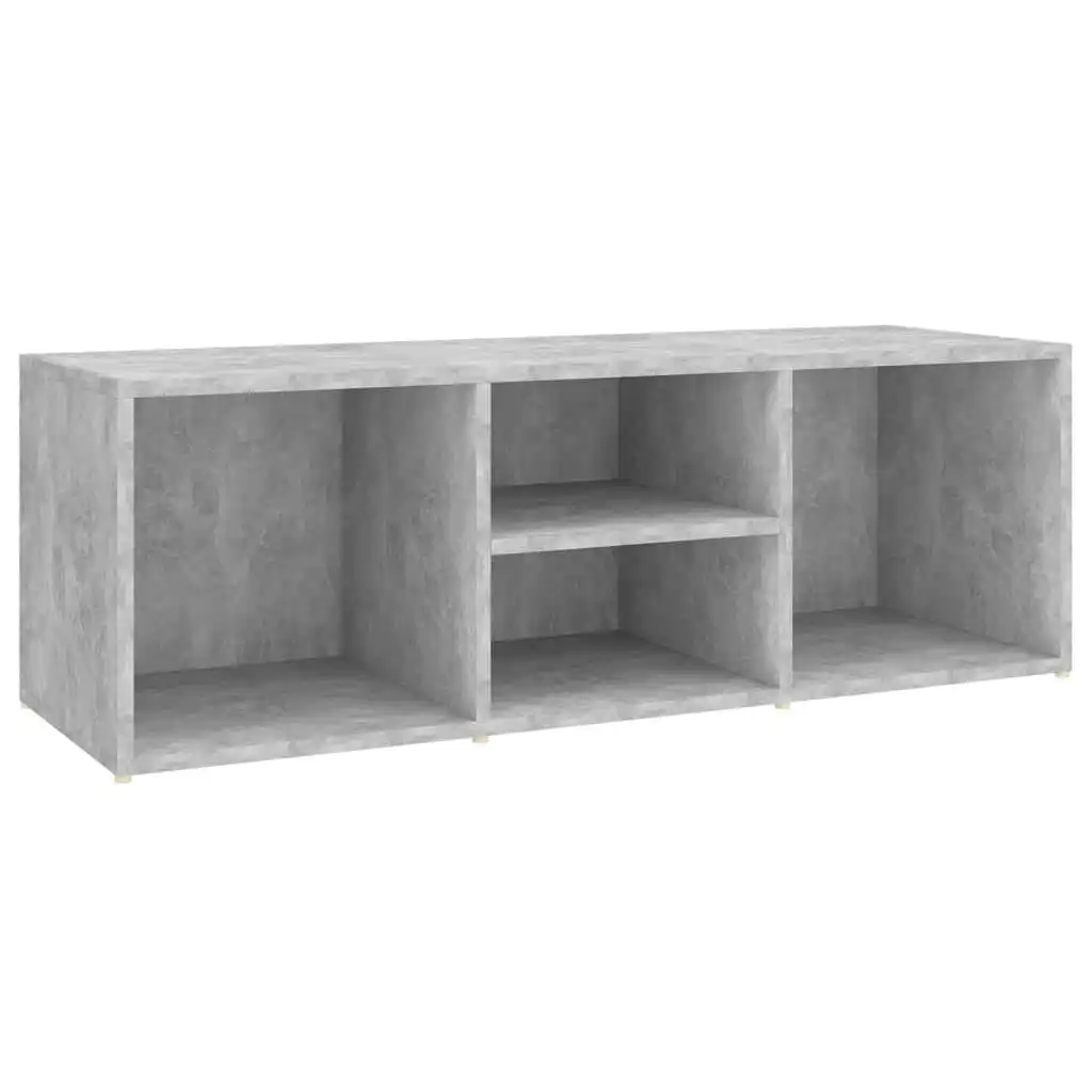 Shoe Storage Bench Concrete Grey 105x35x35 cm Engineered Wood 804467