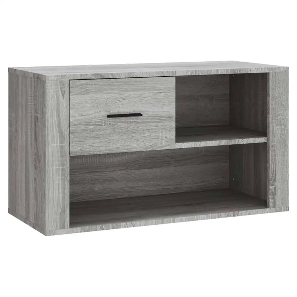 Shoe Cabinet Grey Sonoma 80x35x45 cm Engineered Wood 816758