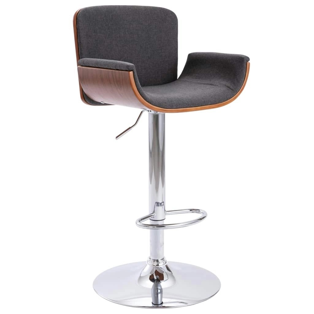 Bar Stool Grey Fabric 287379