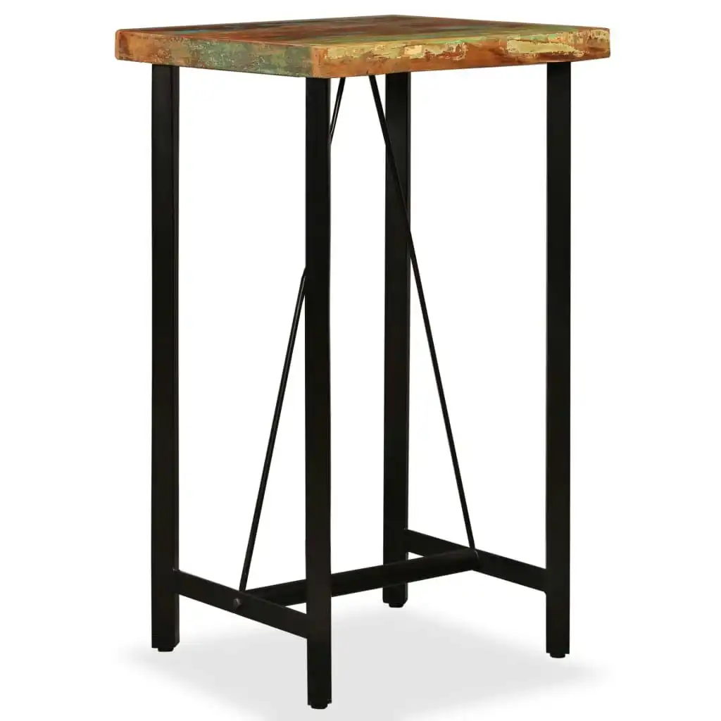 Bar Table 60x60x107 cm Solid Reclaimed Wood 245439