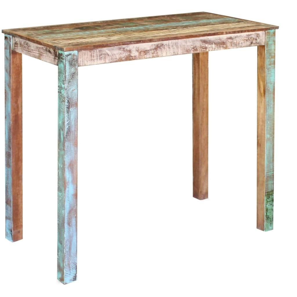 Bar Table Solid Reclaimed Wood 115x60x107 cm 243453