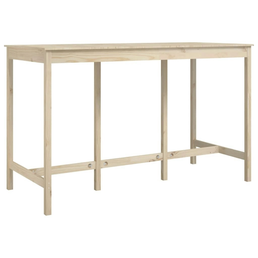 Bar Table 180x80x110 cm Solid Wood Pine 822162