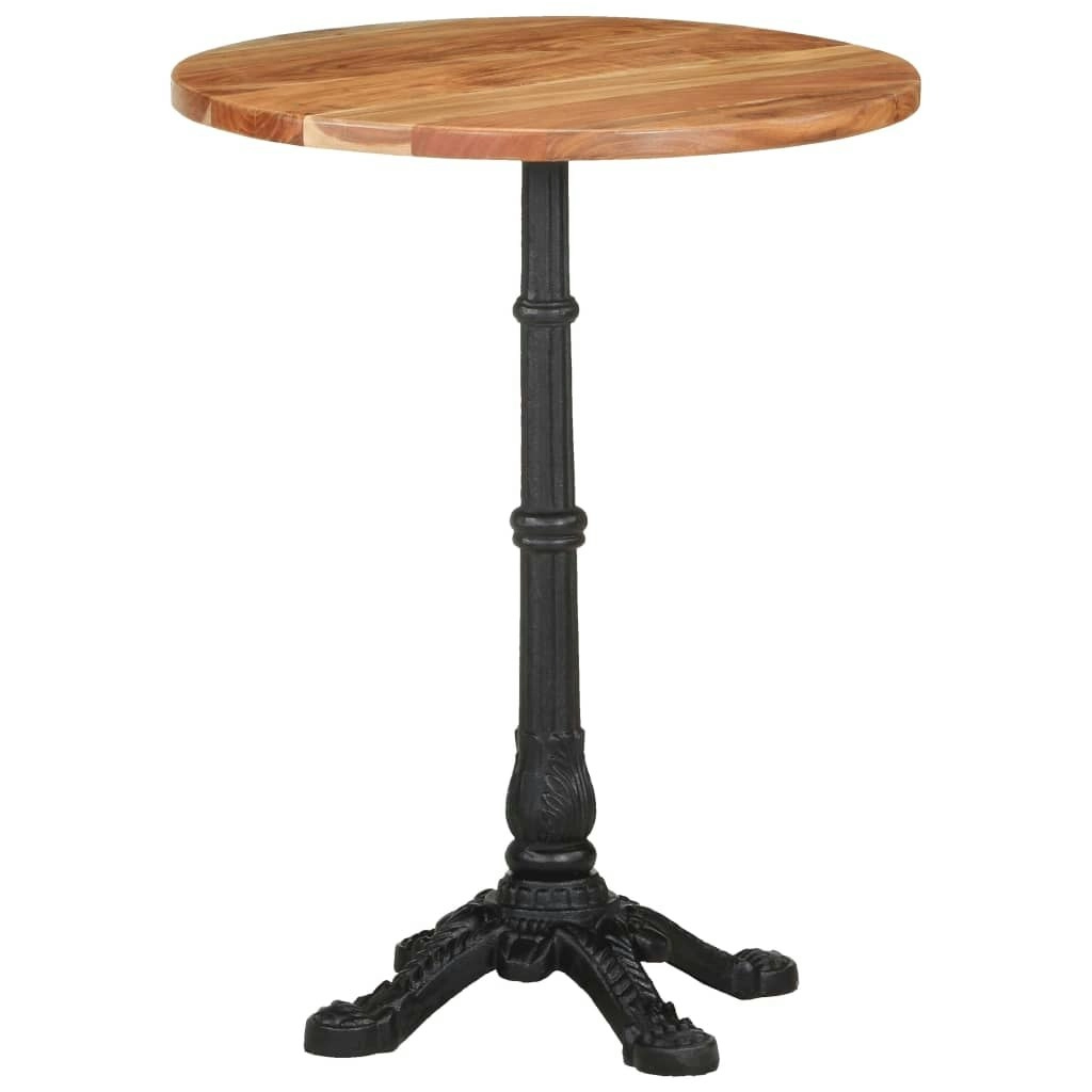 Bistro Table Ø60x76 cm Solid Acacia Wood 321088