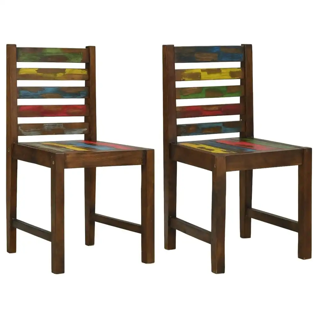 Dining Chairs 2 pcs Solid Reclaimed Wood 326179