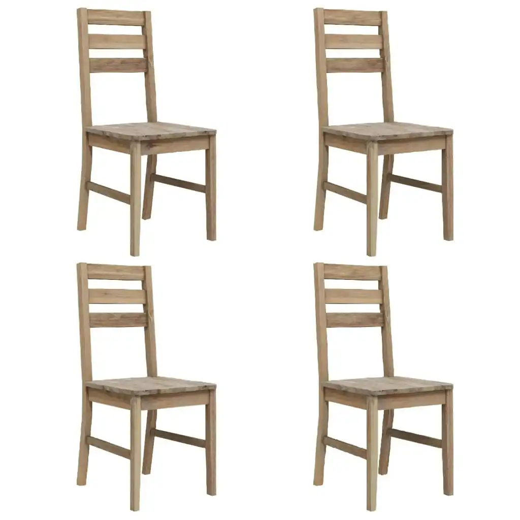 Dining Chairs 4 pcs Solid Acacia Wood 246006