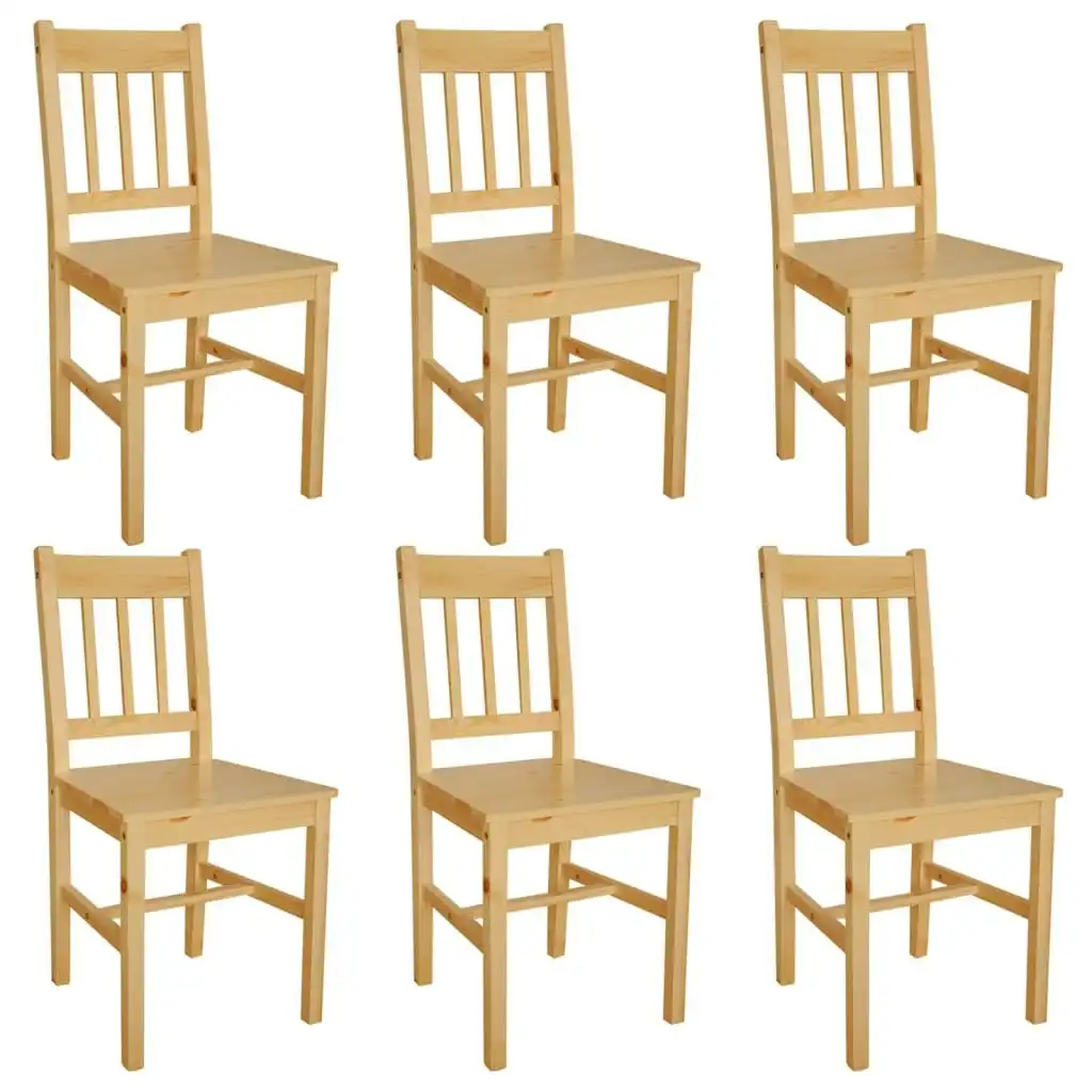 Dining Chairs 6 pcs Pinewood 271498