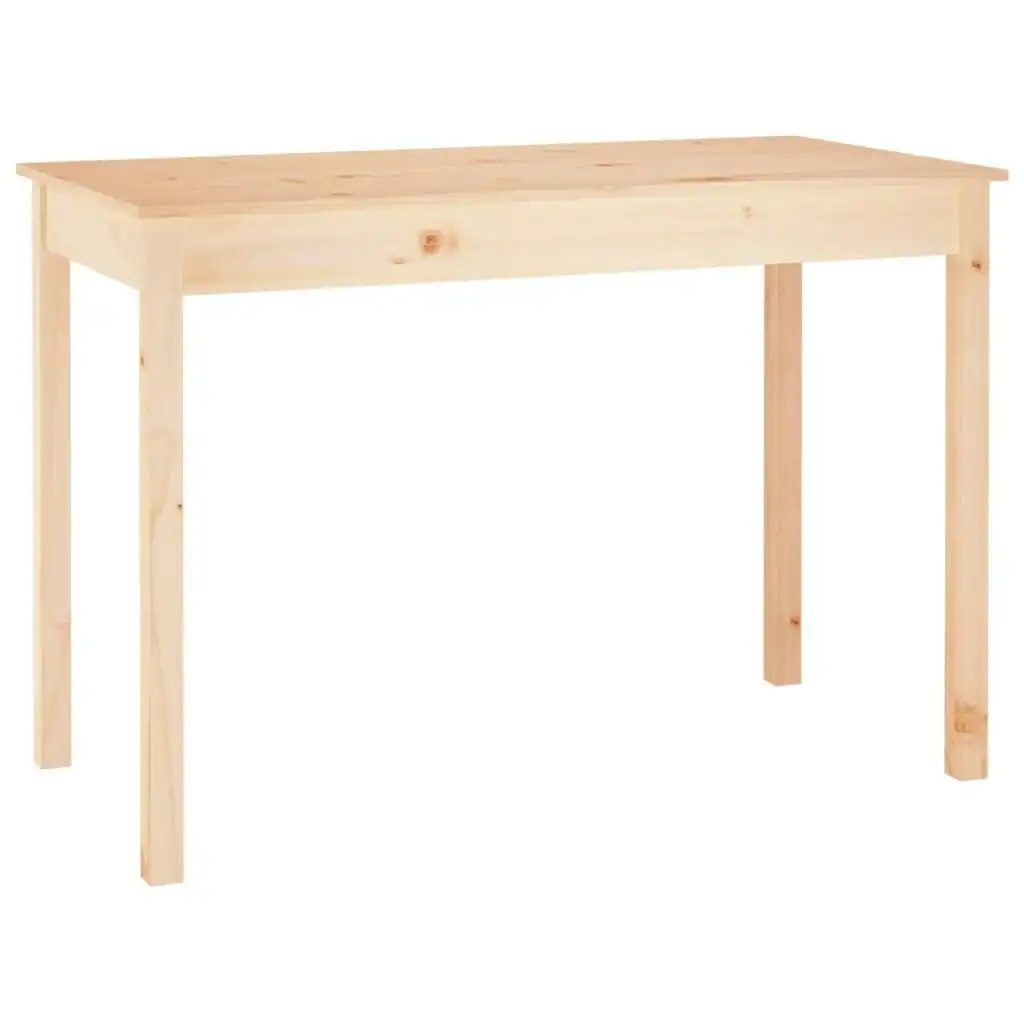 Dining Table 110x55x75 cm Solid Wood Pine 814249