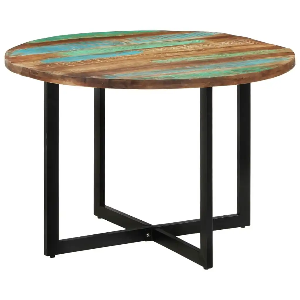 Dining Table 110x75 cm Solid Wood Reclaimed 338480