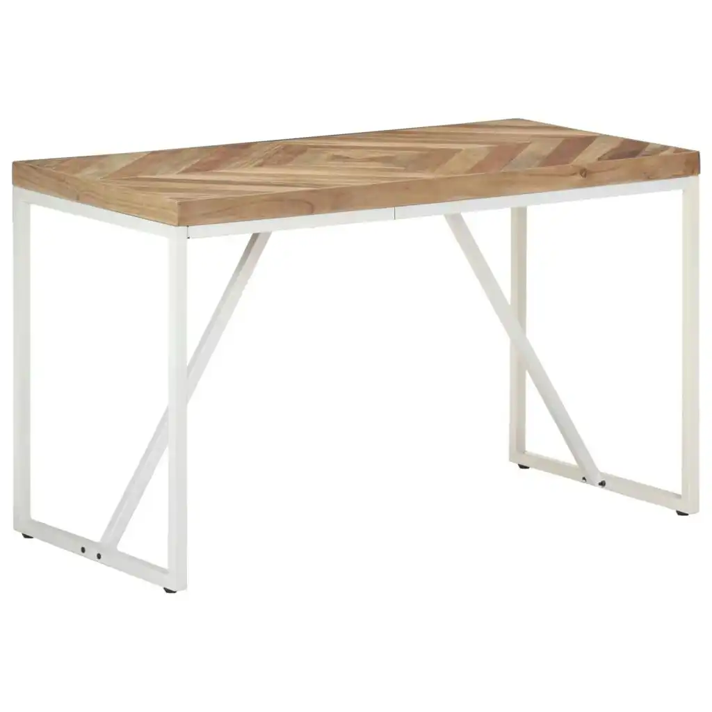 Dining Table 120x60x76 cm Solid Acacia and Mango Wood 323545