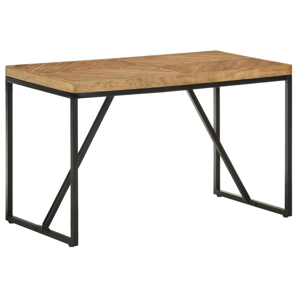 Dining Table 120x60x76 cm Solid Acacia and Mango Wood 323546