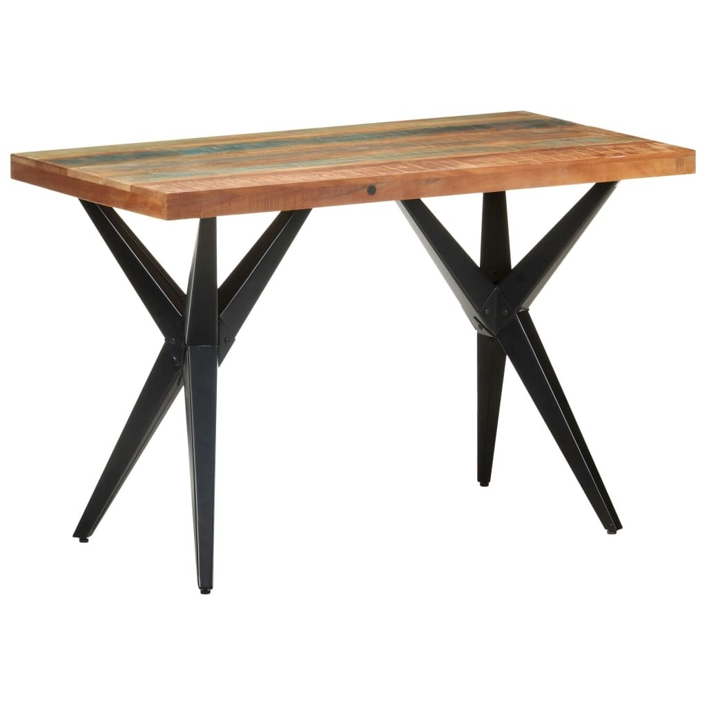 Dining Table 120x60x76 cm Solid Reclaimed Wood 323561