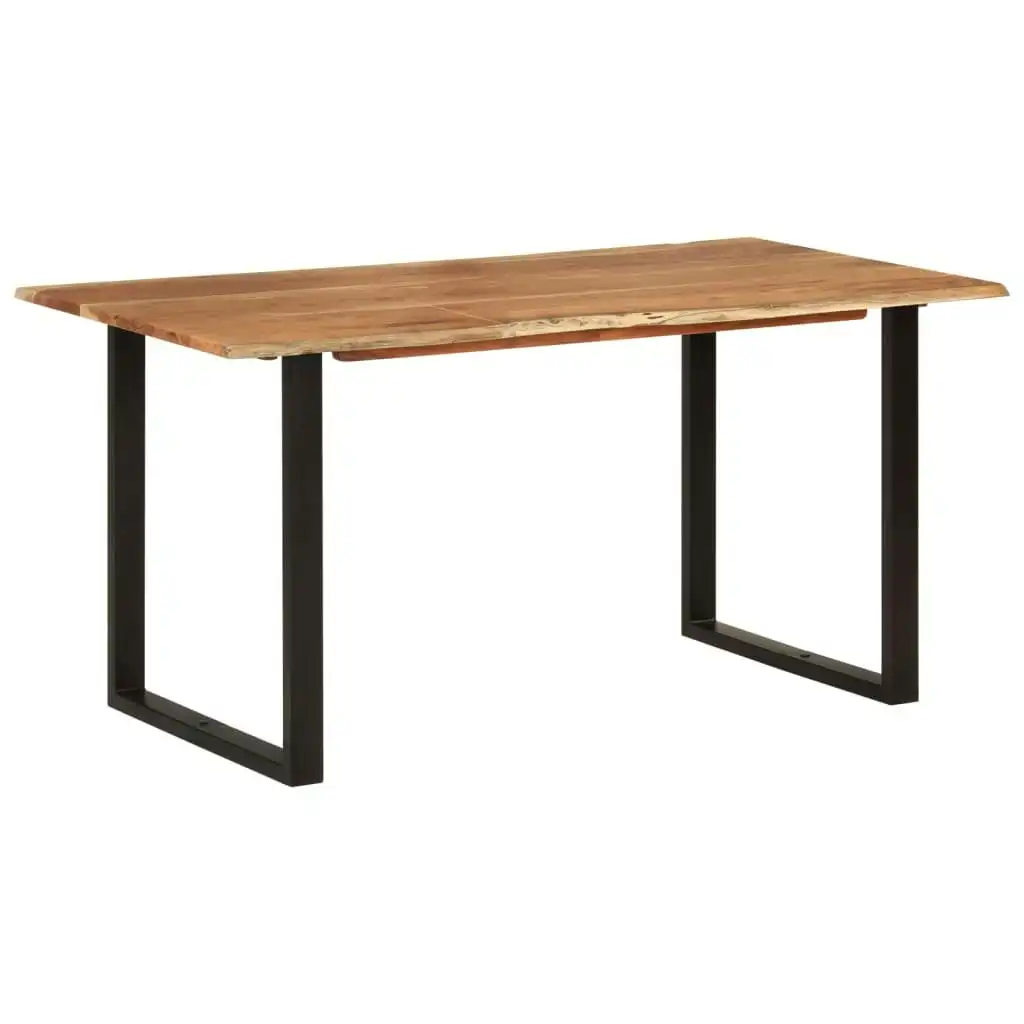 Dining Table 154x80x76 cm Solid Acacia Wood 286473