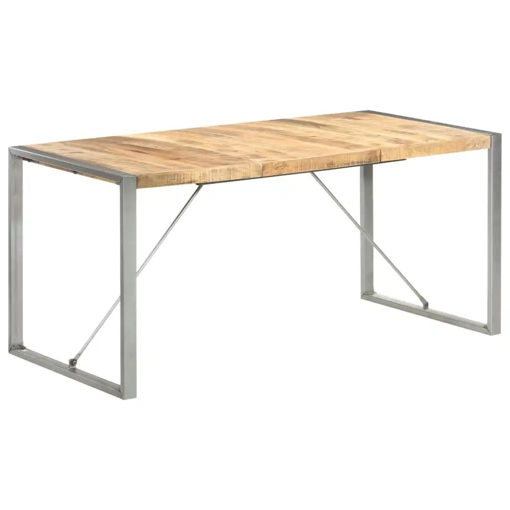 Dining Table 160x80x75 cm Solid Wood Mango 321563