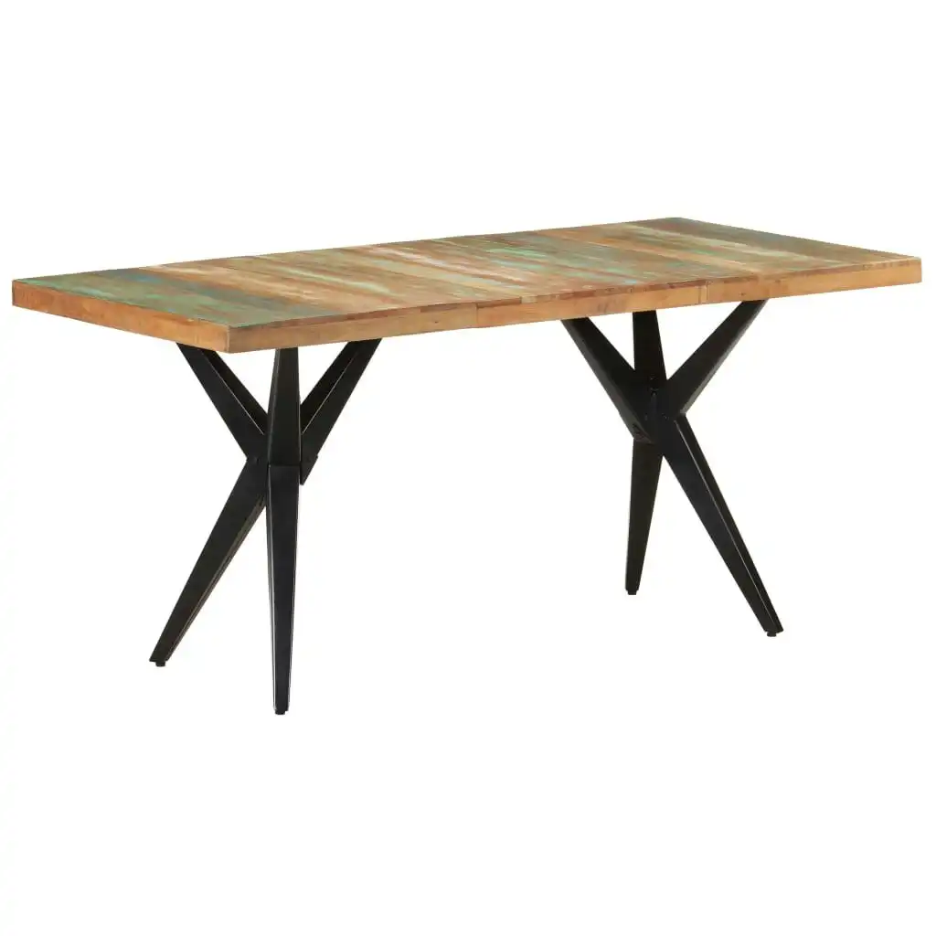 Dining Table 160x80x76 cm Solid Reclaimed Wood 323567