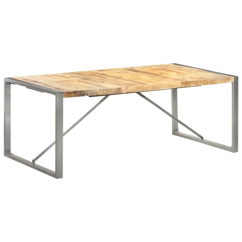 Dining Table 200x100x75 cm Solid Wood Mango 321565