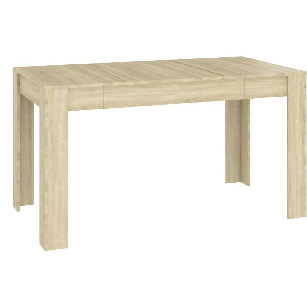 Dining Table Sonoma Oak 140x74.5x76 cm Engineered Wood 804205