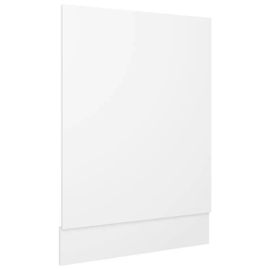 Dishwasher Panel White 45x3x67 cm Engineered Wood 802554