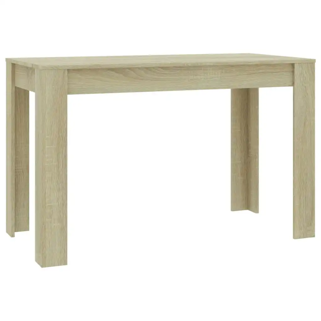 Dining Table Sonoma Oak 120x60x76 cm Engineered Wood 800435