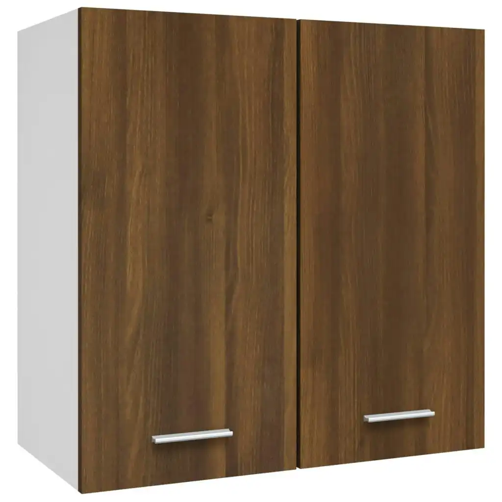 Hanging Cabinet Brown Oak 60x31x60 cm Engineered Wood 815113