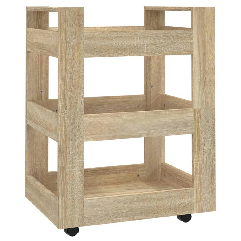 Kitchen Trolley Sonoma Oak 60x45x80 cm Engineered Wood 816819