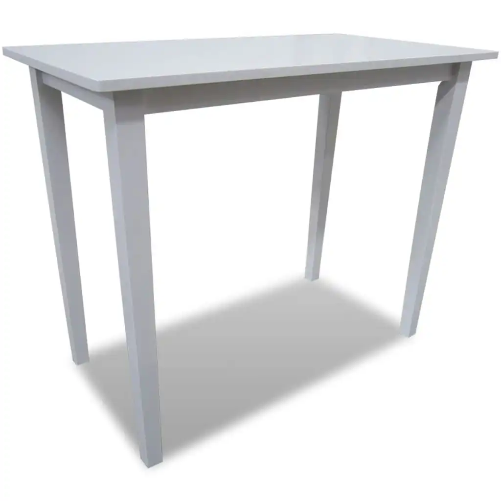 Wooden Bar Table White 241701