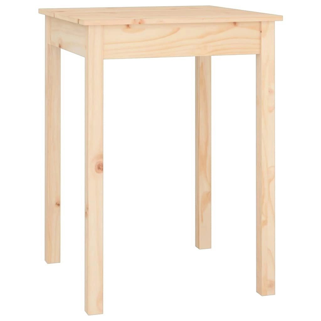 Dining Table 55x55x75 cm Solid Wood Pine 814254