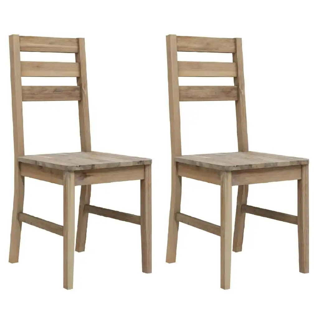 Dining Chairs 2 pcs Solid Acacia Wood 246005