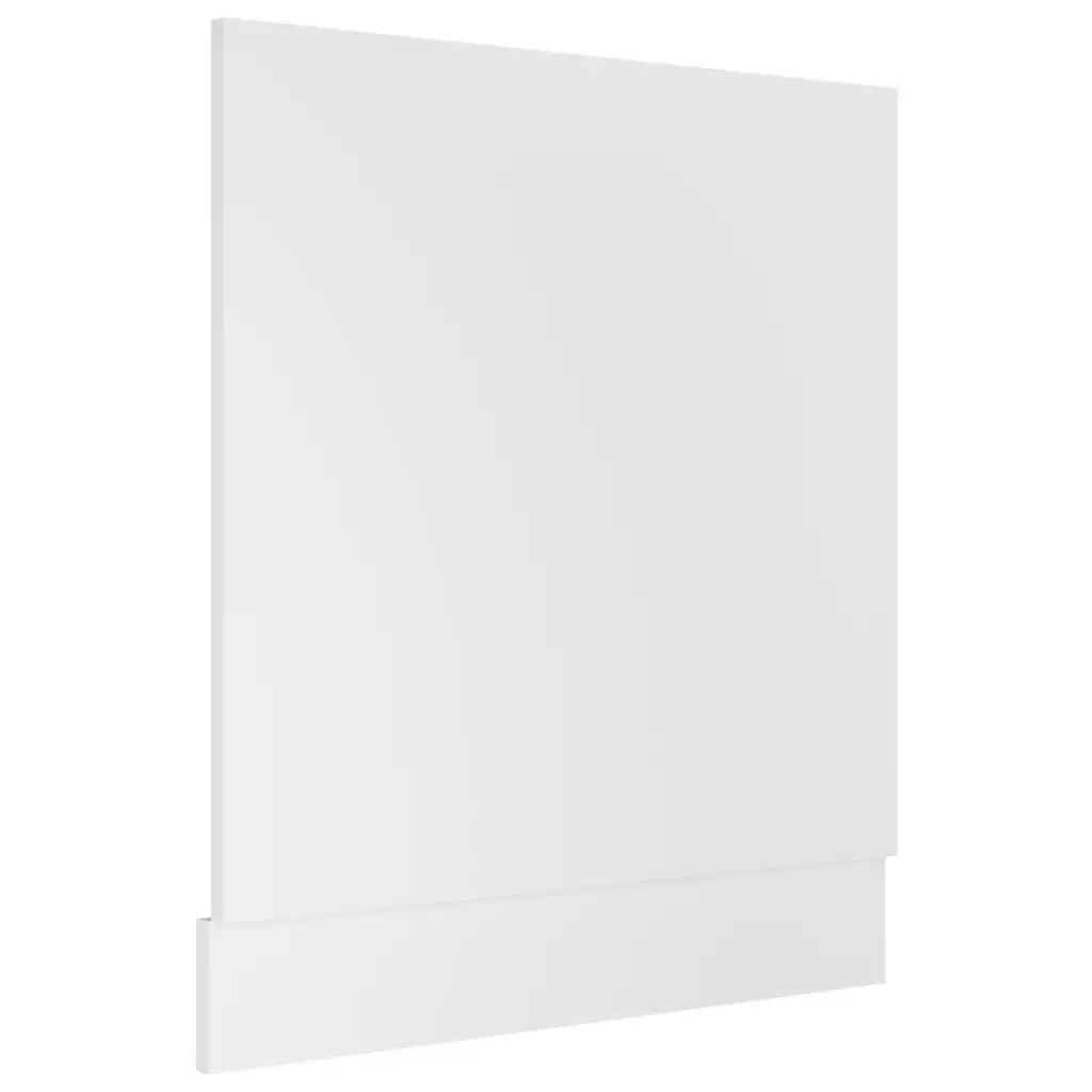 Dishwasher Panel White 59.5x3x67 cm Engineered Wood 802562