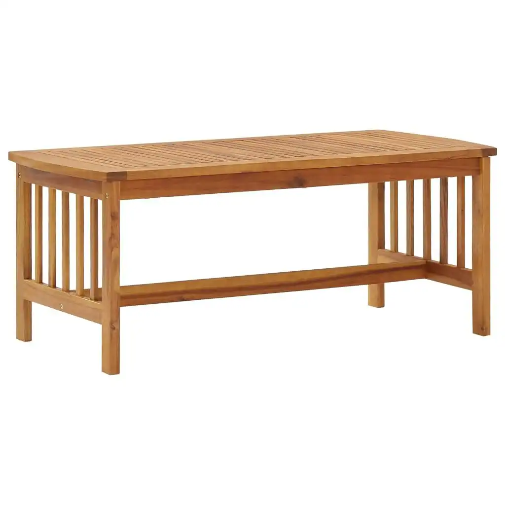 Coffee Table 102x50x43 cm Solid Acacia Wood 310255