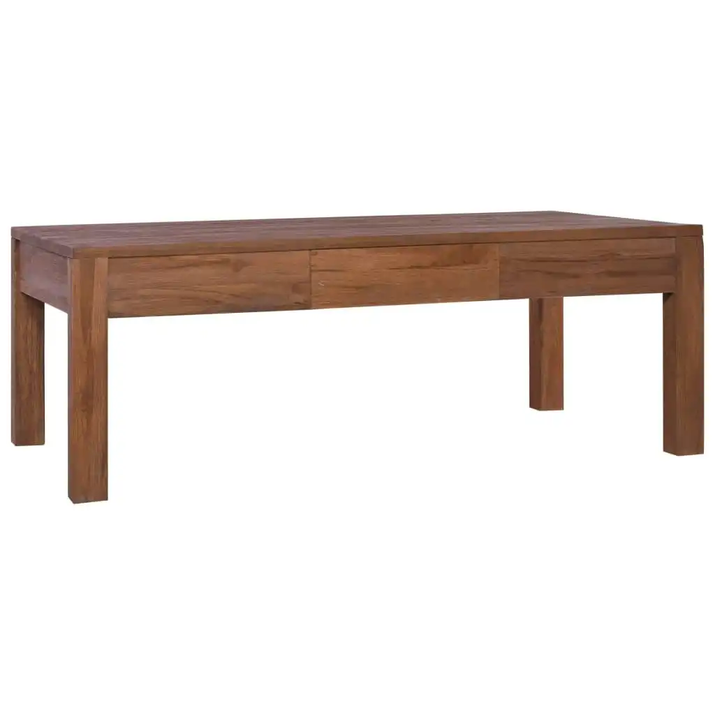 Coffee Table 110x60x40 cm Solid Teak Wood 289079