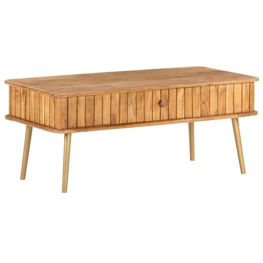 Coffee Table 100x50x40 cm Solid Acacia Wood 289650