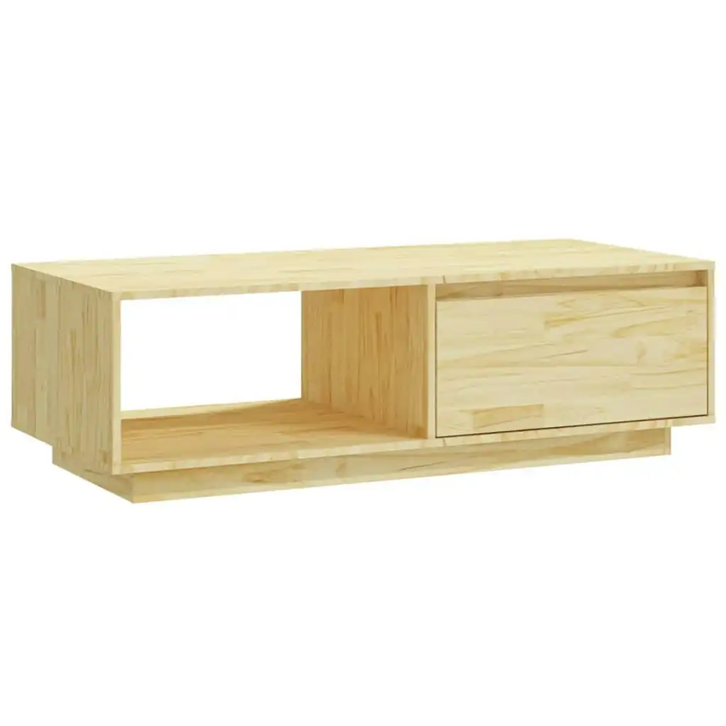 Coffee Table 110x50x33.5 cm Solid Pinewood 809882