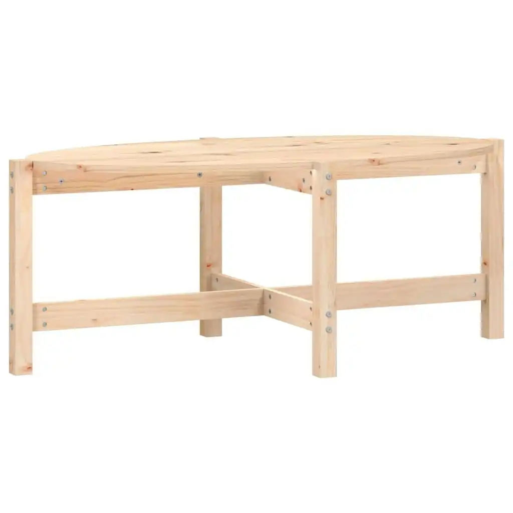 Coffee Table 118x63x45 cm Solid Wood Pine 822317