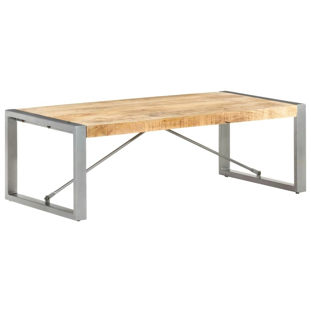 Coffee Table 120x60x40 cm Rough Mango Wood 321538