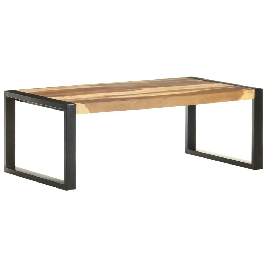 Coffee Table 110x60x40 cm Solid Wood with Sheesham Finish 321555