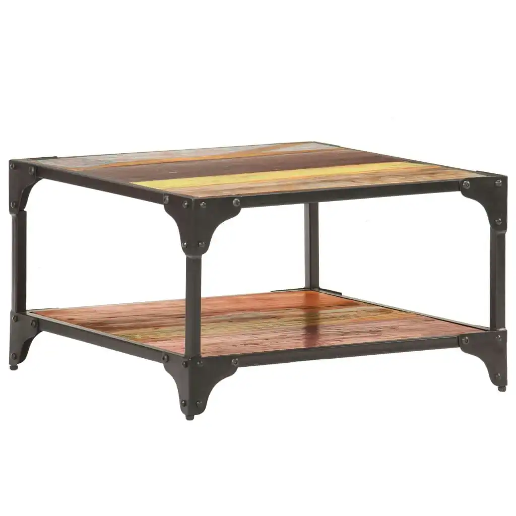 Coffee Table 60x60x35 cm Solid Reclaimed Wood 321795