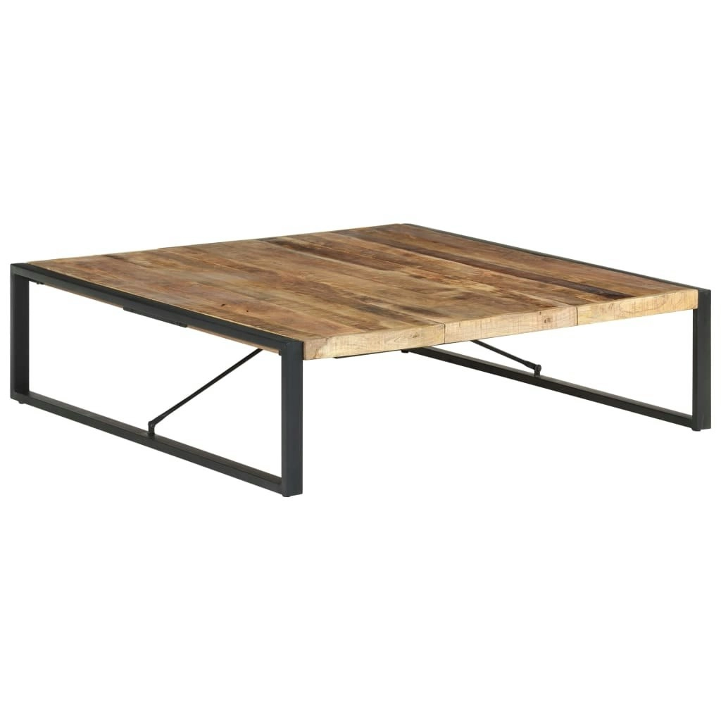 Coffee Table 140x140x40 cm Solid Wood Mango 321576