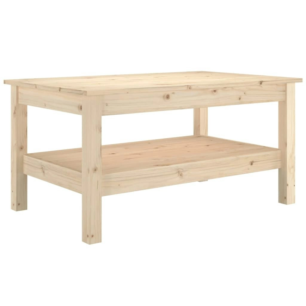 Coffee Table 80x50x40 cm Solid Wood Pine 814284