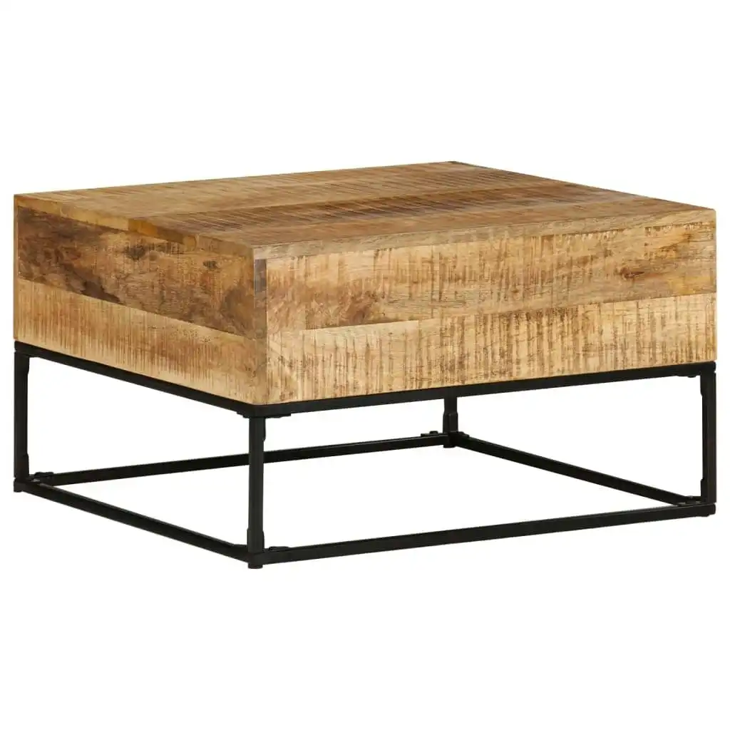 Coffee Table 68x68x41 cm Rough Mango Wood 320817