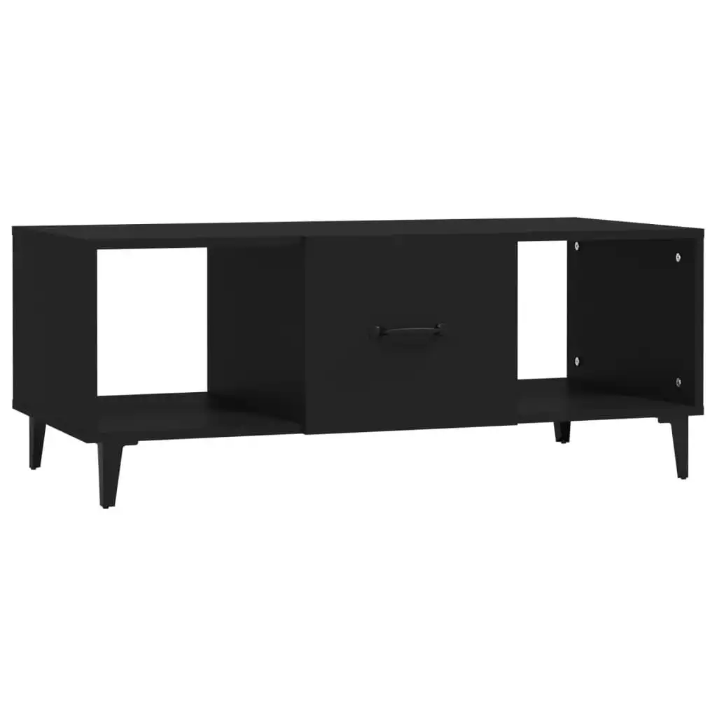 Coffee Table Black 102x50x40 cm Engineered Wood 812700