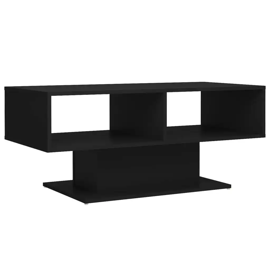 Coffee Table Black 103.5x50x44.5 cm Engineered Wood 806823