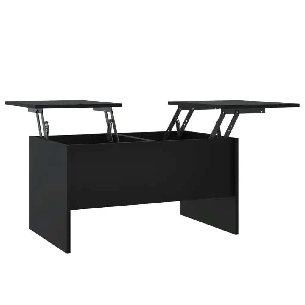 Coffee Table Black 80x50x42.5 cm Engineered Wood 809729